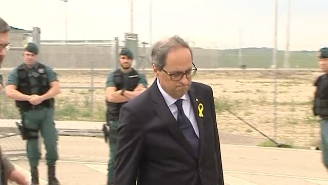 Quim Torra visita a los Jordis en la cárcel de Soto del Real