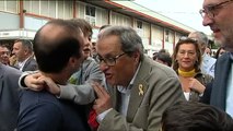 Torra vista a los políticos soberanistas presos en pleno revuelo por la extensión del 155