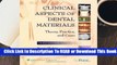 Online Clinical Aspects of Dental Materials: Theory, Practice, and Cases  For Online