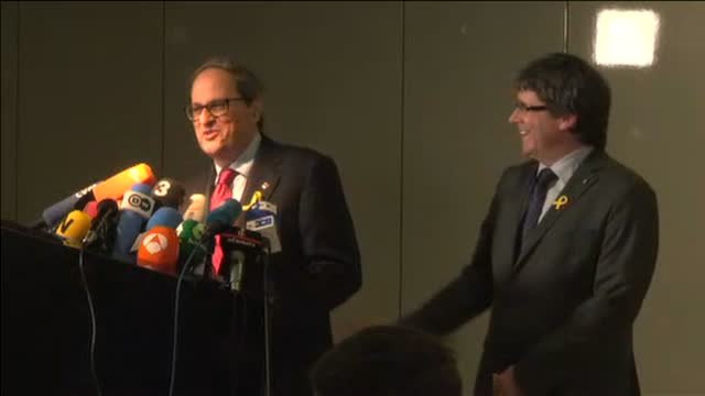 Torra acudirá a las tres cárceles con presos independentistas tras su visita a Puigdemont en Berlín