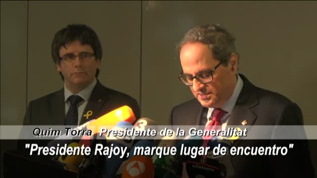 Quim Torra ofrece diálogo a Rajoy: Marque lugar del encuentro