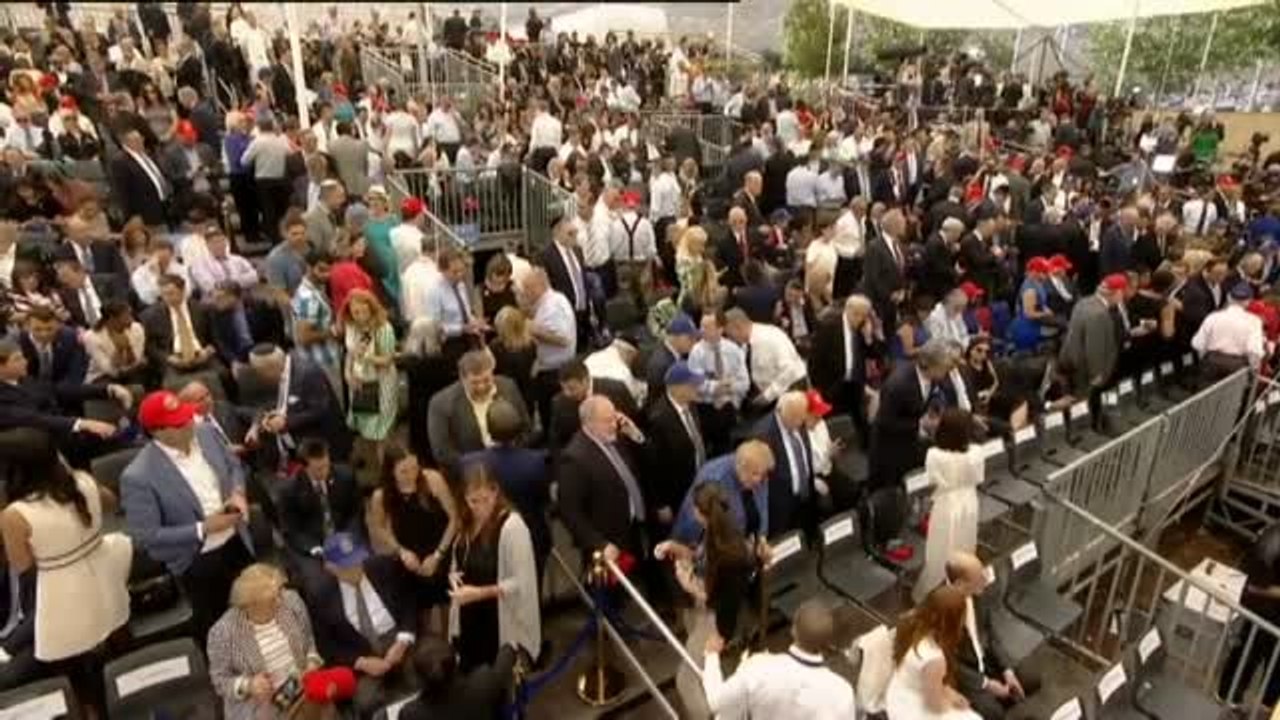 Ivanka Trump preside la inauguración de la embajada de EEUU en Jerusalén