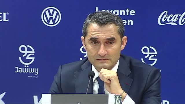 Valverde: El Levante es el equipo más en forma de la Liga