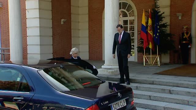 Mariano Rajoy recibe en La Moncloa al presidente de Colombia Juan Manuel Santos