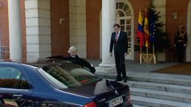 Mariano Rajoy recibe en La Moncloa al presidente de Colombia Juan Manuel Santos