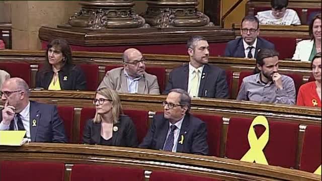 El Parlament rechaza en primera votación investir a Quim Torra