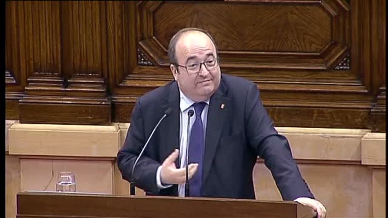 Iceta, sobre Torra: "Será presidente por la gracia de Puigdemont y con permiso de la CUP"