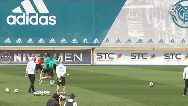 El Madrid ya ha comenzado a preparar su partido ante el Celta
