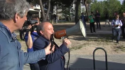 Los vecinos del Wanda salen a la calle para protestar