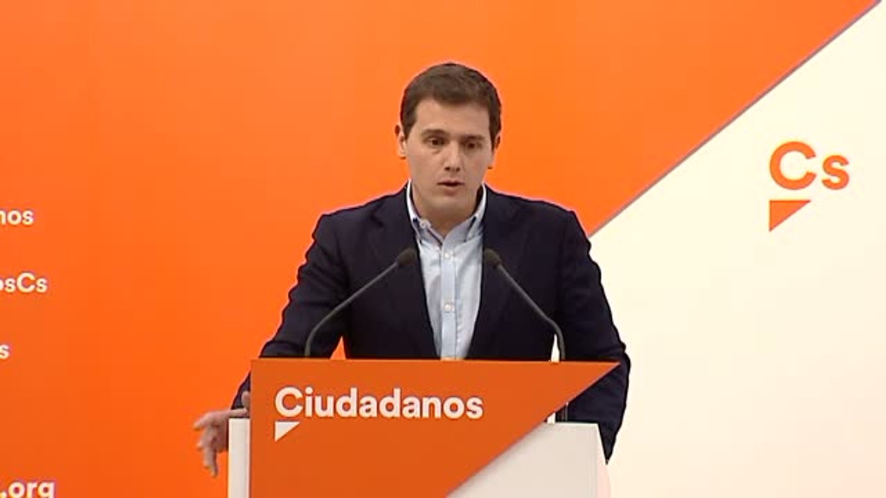Albert Rivera confirma el apoyo de Ciudadanos a la investidura de Garrido
