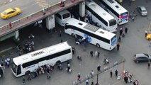 İSTANBUL- 15 TEMMUZ DEMOKRASİ OTOGARI'NDA SEÇİM YOĞUNLUĞU