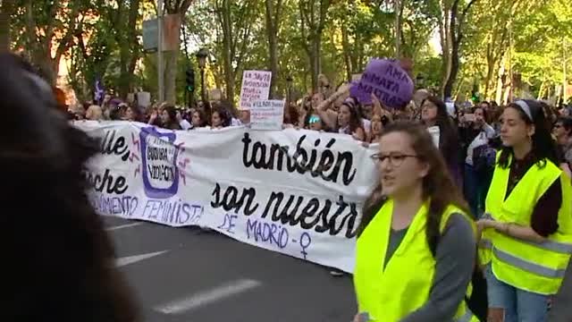 Madrid vuelve a las calles para protestar por la sentencia de La Manada