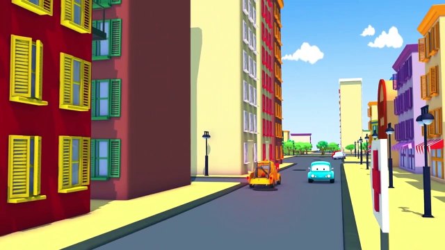 Hector The Helicopter with his friends in Car City: Tom The Tow Truck, Car Patrol and Troy The Train