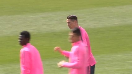 Última sesión antes de recibir al Arsenal