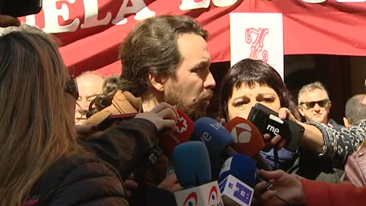 Pablo Iglesias: "El señor Catalá tendría que haber dimitido hace mucho tiempo"