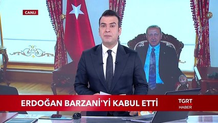 Cumhurbaşkanı Erdoğan Barzani'yi Kabul Etti