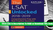 Full E-book LSAT Unlocked 2018-2019: Proven Strategies For Every Question Type   Online  For Free