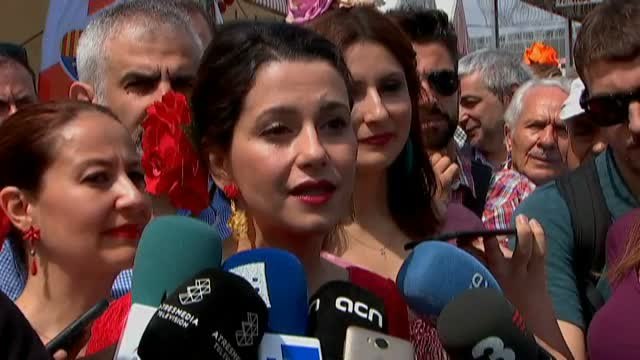 Arrimadas dice que el secesionismo no tiene valor para decirle a Puigdemont que es el pasado