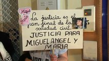 Cientos de personas recuerdan a Miguel Ángel y María, asesinados en Almonte