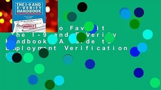 Popular to Favorit  The I-9 and E-Verify Handbook: A Guide to Employment Verification and