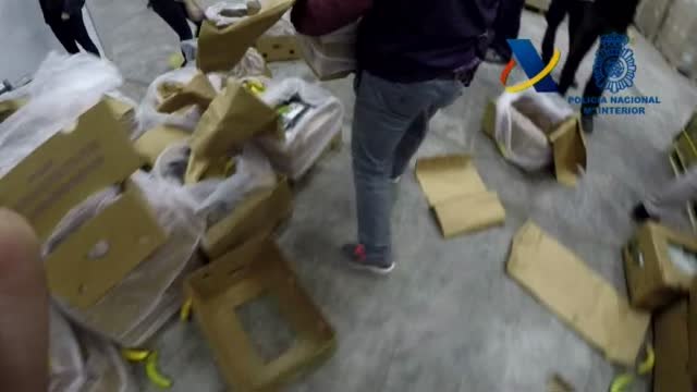 La Policía se incauta del mayor alijo de droga en la historia de España