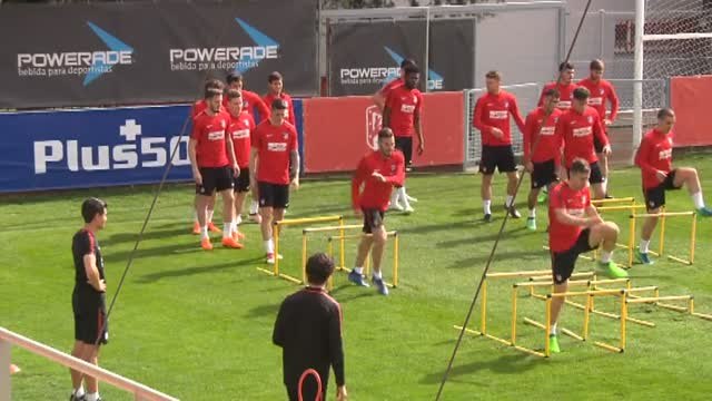 El Atlético comienza a preparar el duelo ante el Arsenal