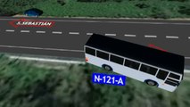 Dos muertos y 12 heridos al chocar un coche y un autobús en Navarra