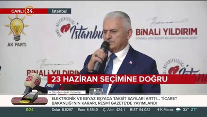 Binali Yıldırım konuşuyor