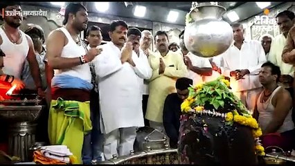 गृहमंत्री बच्चन ने महाकाल के दर्शन किए, अच्छी बारिश के लिए कामना की