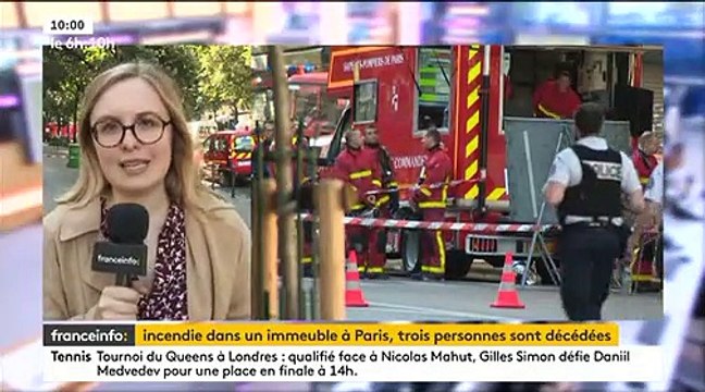 Incendie tôt ce matin dans le 11e arrondissement de Paris: Trois personnes décédées, une en urgence absolue, 27 dont un pompier en urgence relative