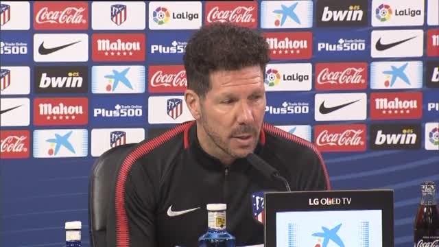 Simeone, sobre Costa: Tiene pocas posibilidades de jugar el jueves