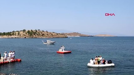 SPOR Foça'da yüzme heyecanı