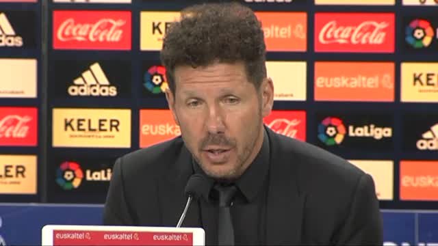 Simeone avisa tras la derrota: Tenemos que tener atención en la Europa League