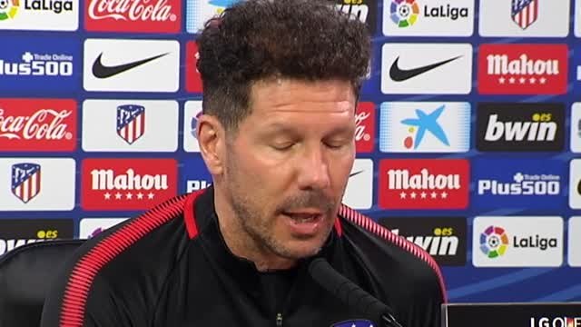 Simeone: Ojalá hagamos ver a Griezmann que el equipo va a seguir creciendo