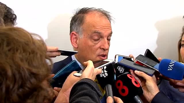 Javier Tebas: Pitar el himno es violencia verbal