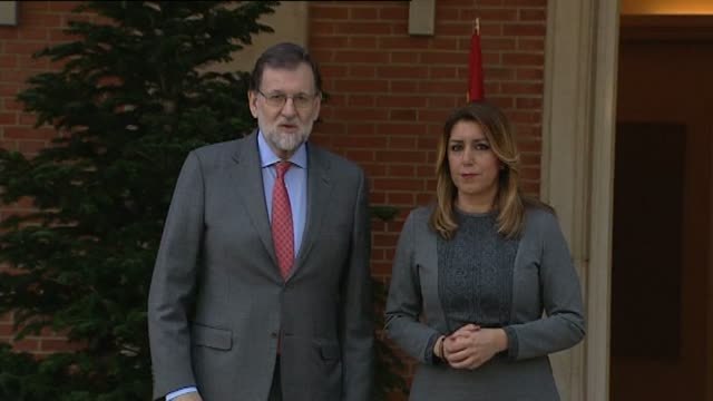 Rajoy recibe a Susana Díaz en La Moncloa