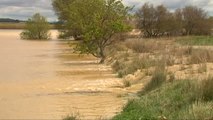 El río Ebro podría llegar a alcanzar los 8 metros de altura en varios puntos de su cauce