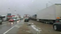 Más de 42 tramos de carreteras aragonesas afectados por cortes y desvíos debido a la nieve