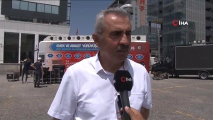 'Emek ve Adalet Yürüyüşü' son gününde