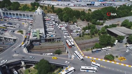 15 Temmuz Esenler Demokrasi Otogarı'nda Seçim Yoğunluğu
