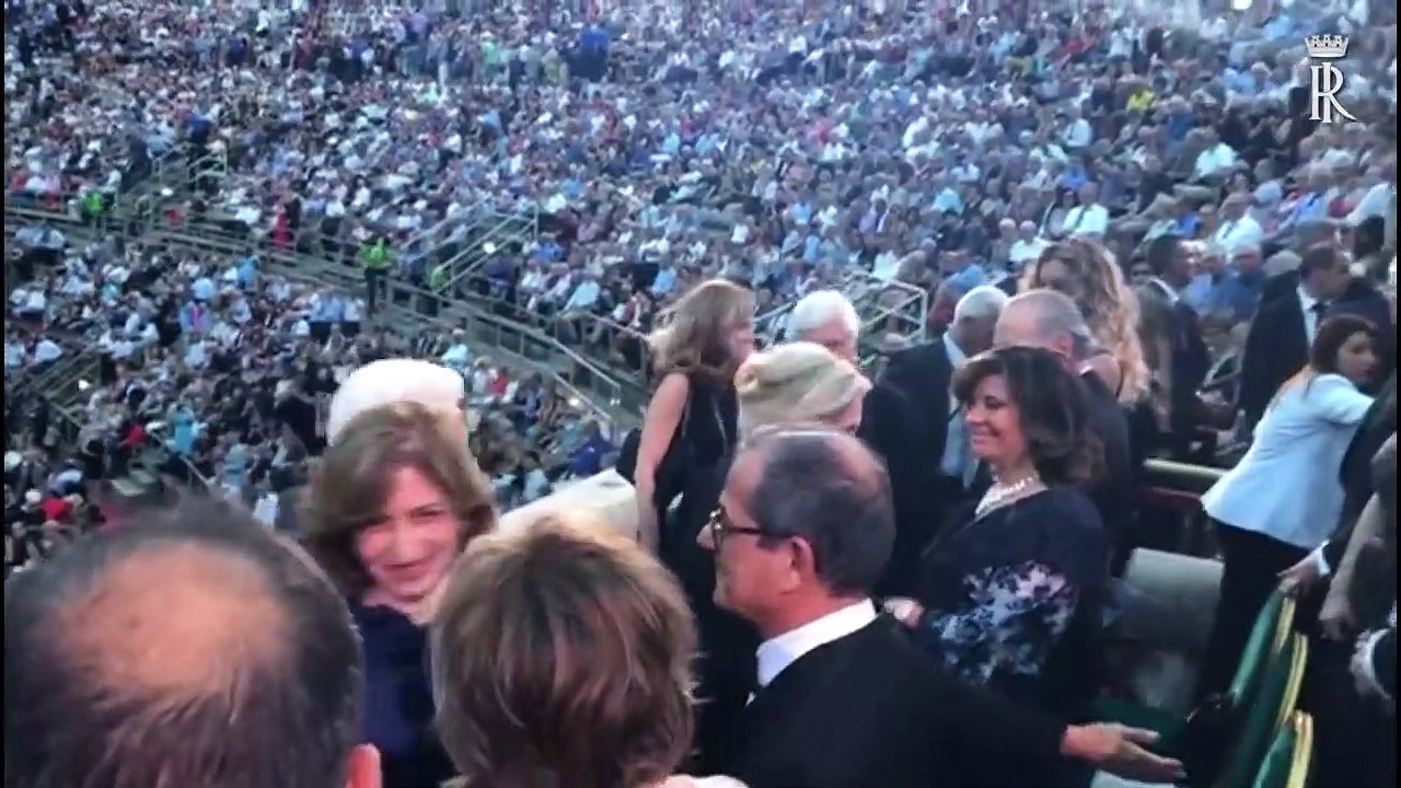 Verona - Mattarella alla rappresentazione dell’opera “La Traviata” di Giuseppe Verdi (21.06.19)
