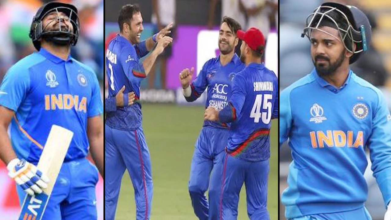 ICC Cricket World Cup 2019 : India vs Afghanistan : Rohit Sharma Wicket Down By Mujeeb Ur Rahman
