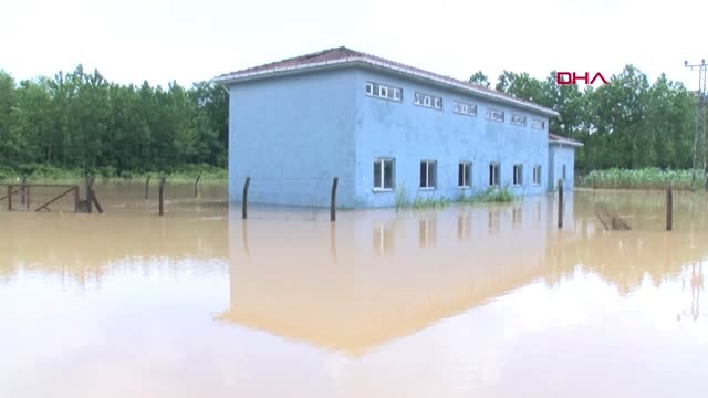 Samsun Terme'de sel etkili oldu-4