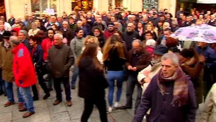 Download Video: Los pensionistas salen de nuevo a las calles de Vigo para reclamar subidas dignas