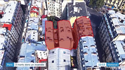 Paris : trois morts dans l'incendie d'un immeuble du 11e arrondissement