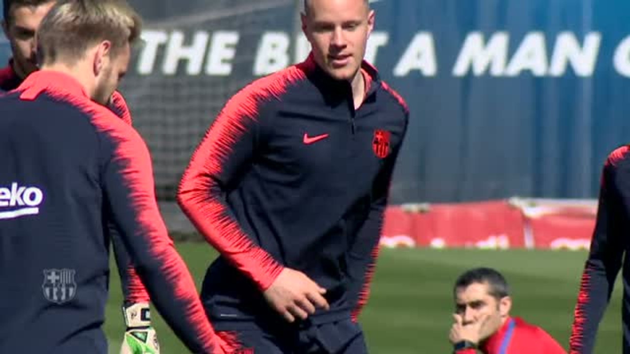 El Barça vuelve a los entrenamientos pensando ya en el Leganés