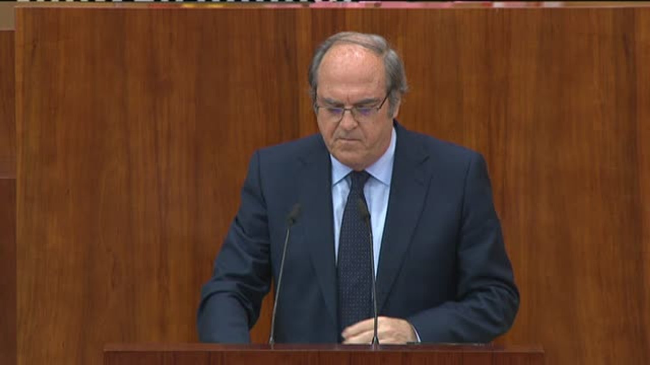 Ángel Gabilondo: "No puede estar la Comunidad permanentemente pendiente de los avatares de su presidenta"