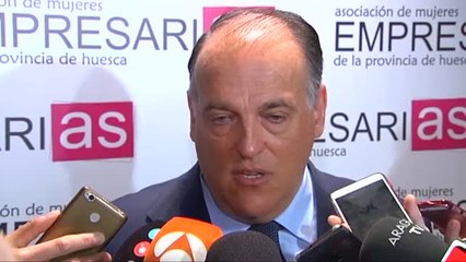 Javier Tebas: "Si de mí dependiera cambiaría la legislación para suspender la final de Copa"
