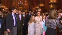 Las reinas Letizia y doña Sofía protagonistas en la misa de resurrección de Palma