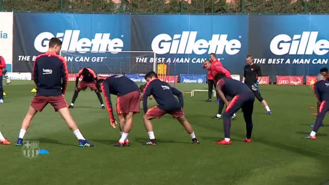 El Barça comienza a preparar el choque de Champions ante la Roma